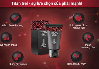 cách sử dụng gel titan gold tăng kích thước dương vật